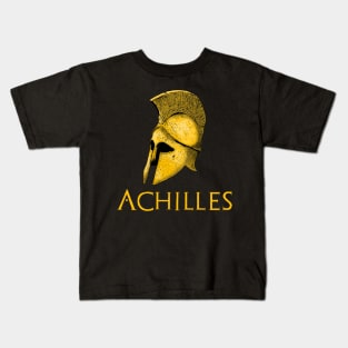 Mythology Of Ancient Greece Achilles Trojan War Epic Iliad Kids T-Shirt
